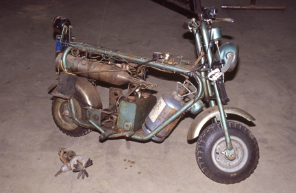 Bob Noble Steam Minibike